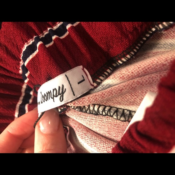 Striped trouser pants - red - Picture 5 of 5